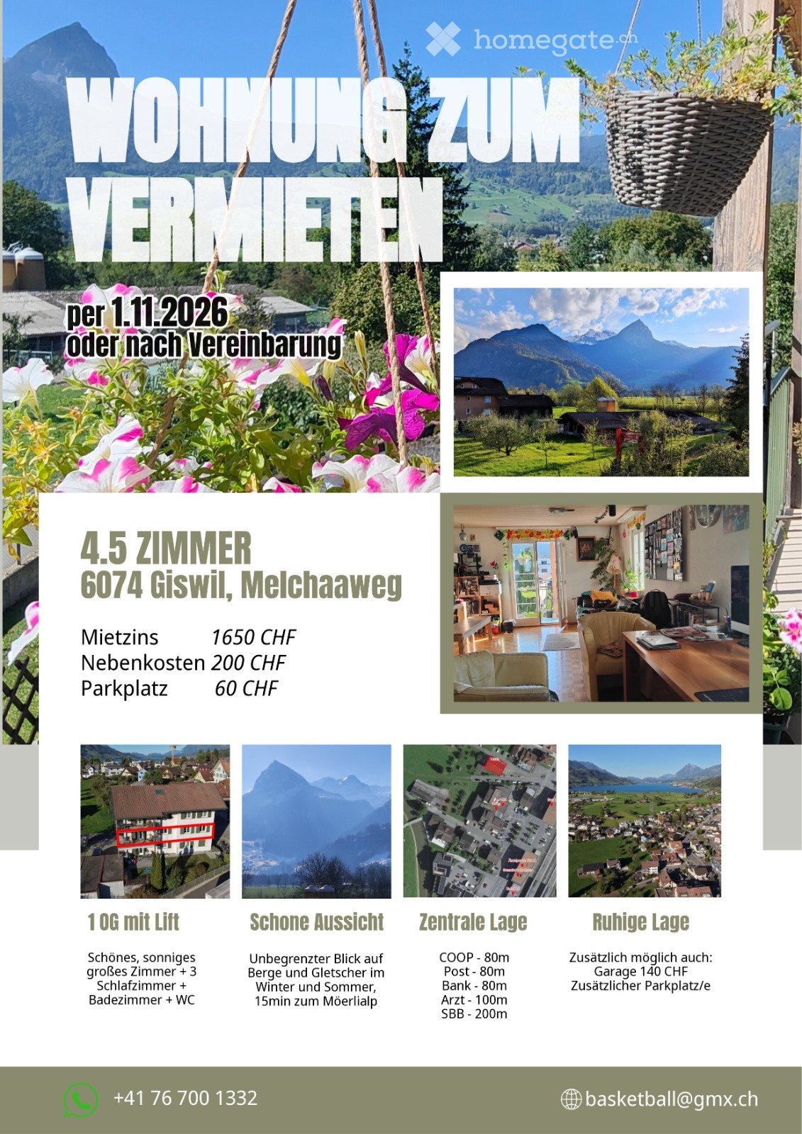 Appartamento di 4 ½ locali