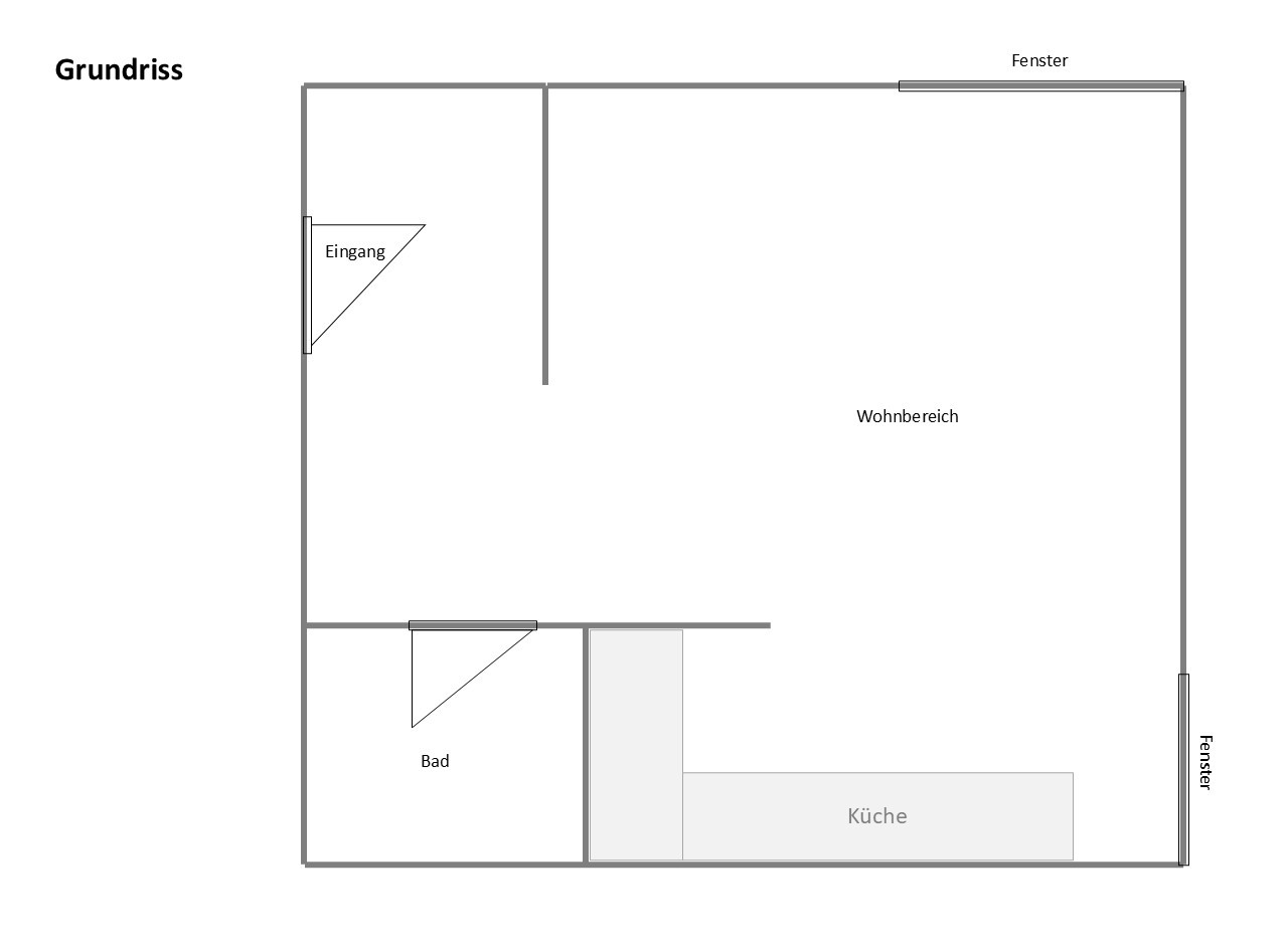 1 pièce appartement
