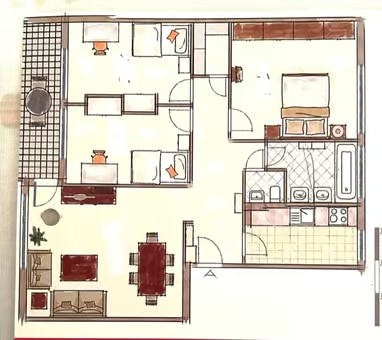 2 rooms apartment