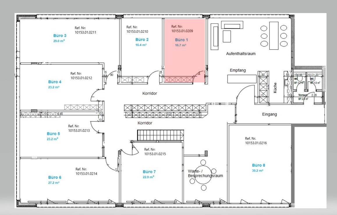 Bureau de 17m²