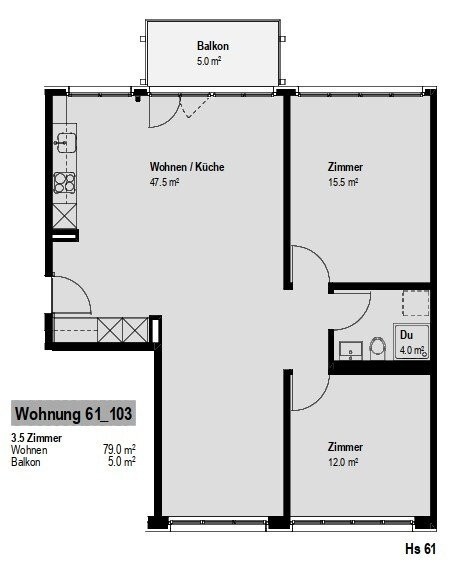 3 ½ rooms apartment, photo 3 of 5