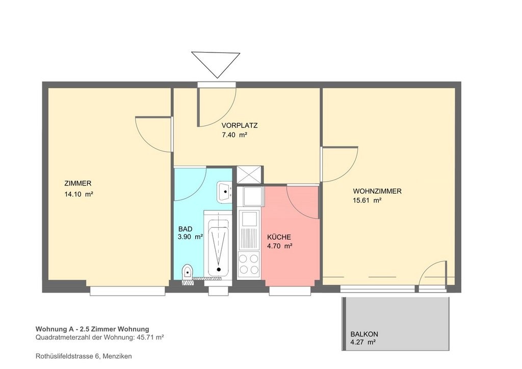 3 ½ rooms apartment