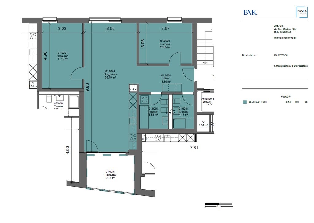 3 ½ rooms apartment