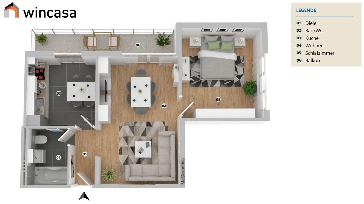 2 ½ rooms apartment, photo 7 of 7