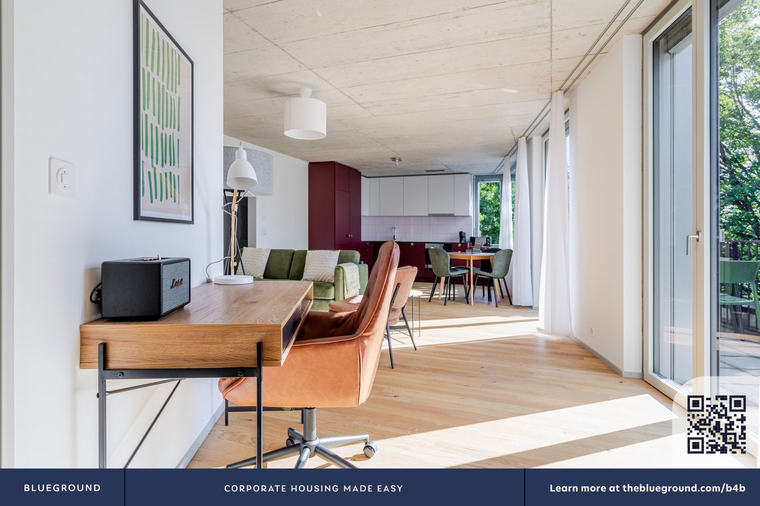 3 ½ pièces appartement meublé