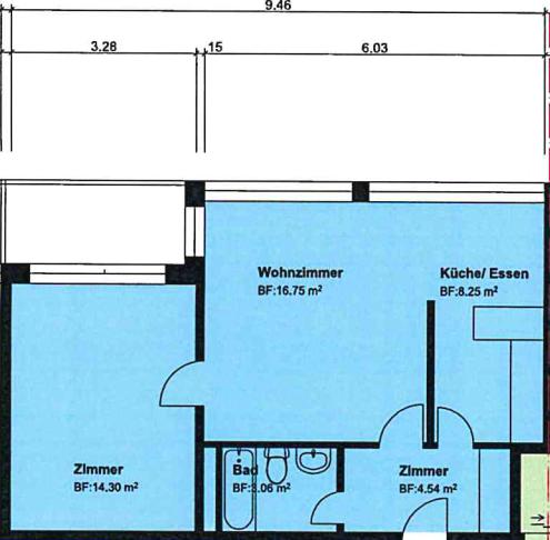 2 ½ rooms apartment, photo 9 of 10