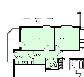 2 rooms apartment