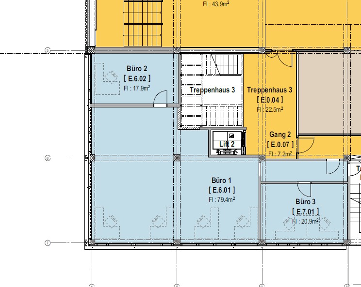 125m² bureau
