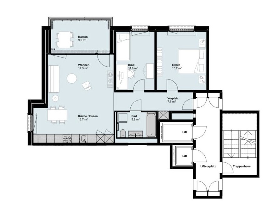 3 ½ rooms apartment, photo 8 of 8
