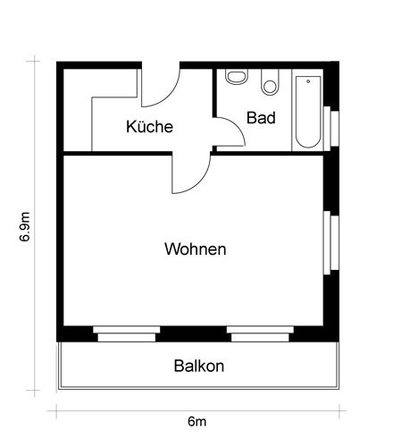 1 room apartment, photo 6 of 6
