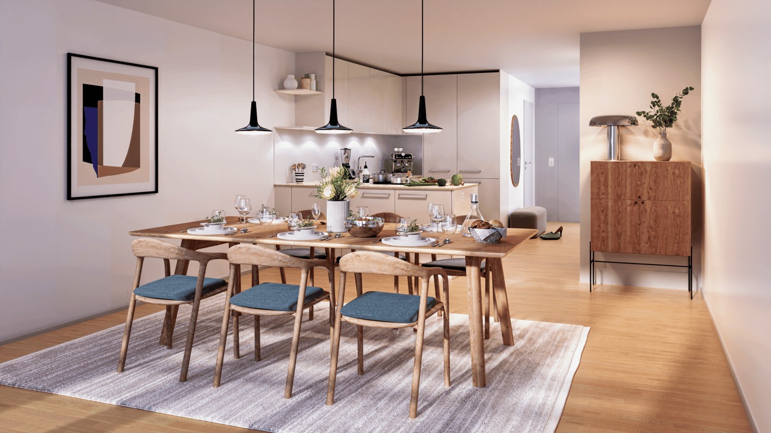 4 pièces appartement