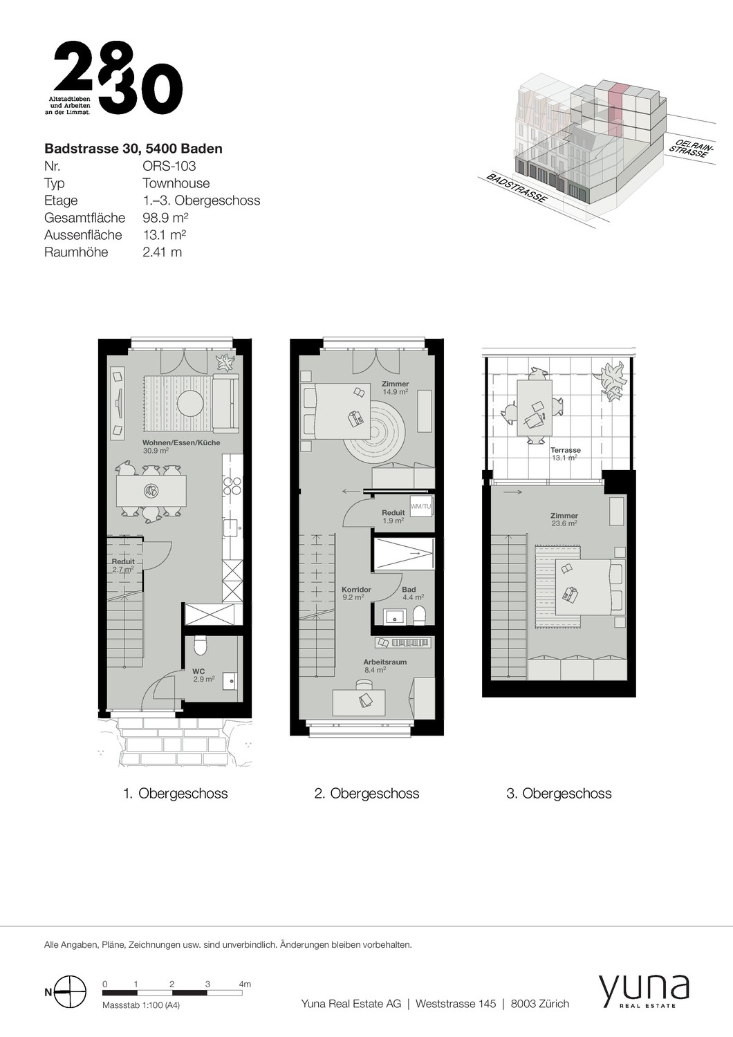 4 pièces appartement