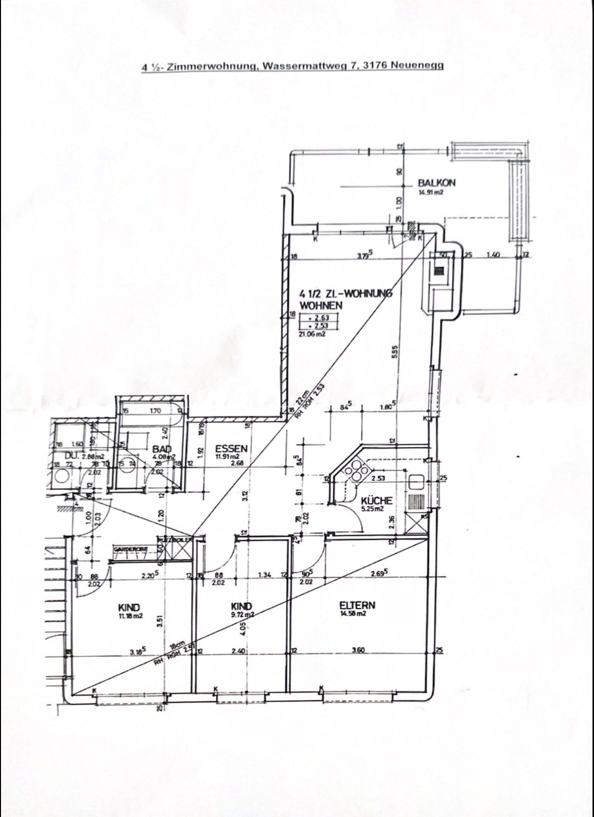 Appartement de 4 pièces