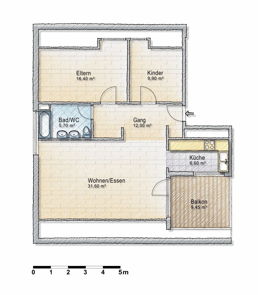 3 ½ rooms apartment, photo 8 of 8