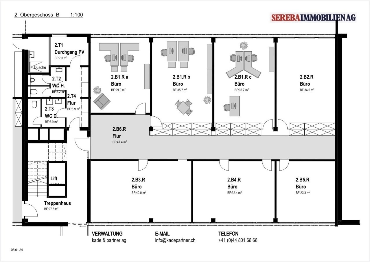 Ufficio di 36m²