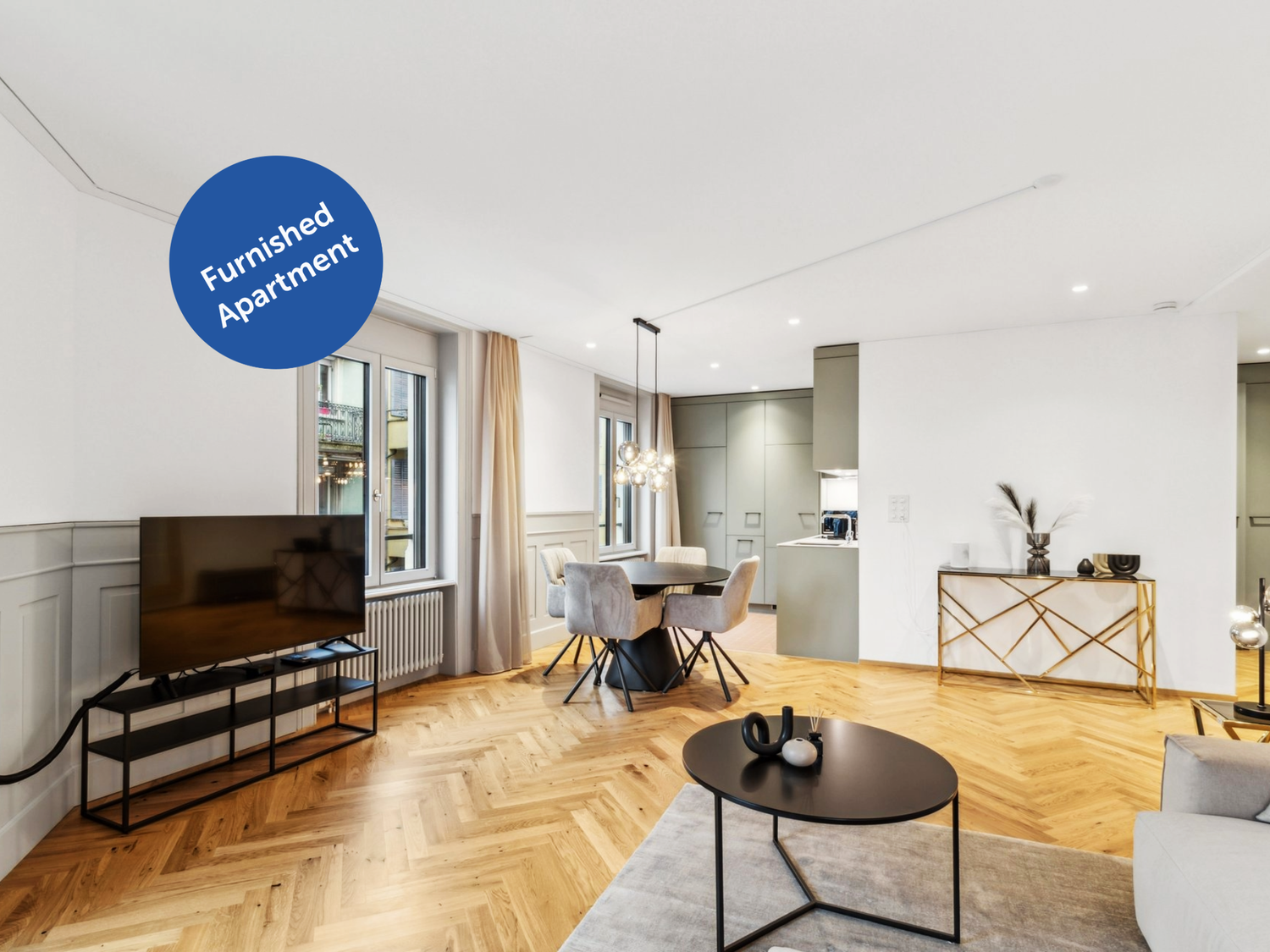 2 ½ rooms furnished flat
