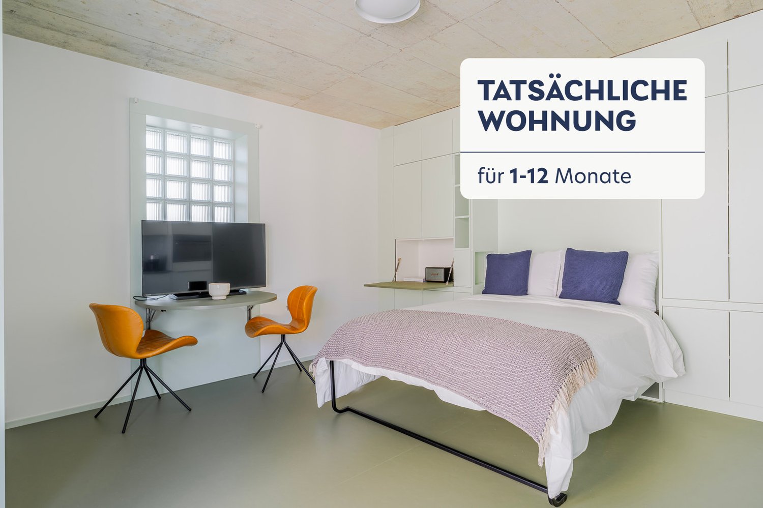 1 ½ pièces appartement meublé