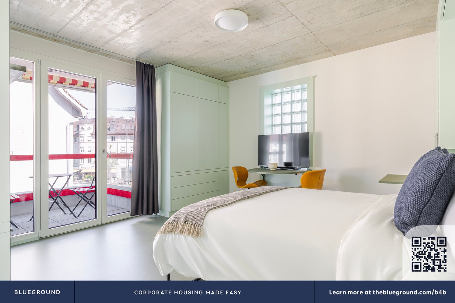 1 ½ pièces appartement meublé