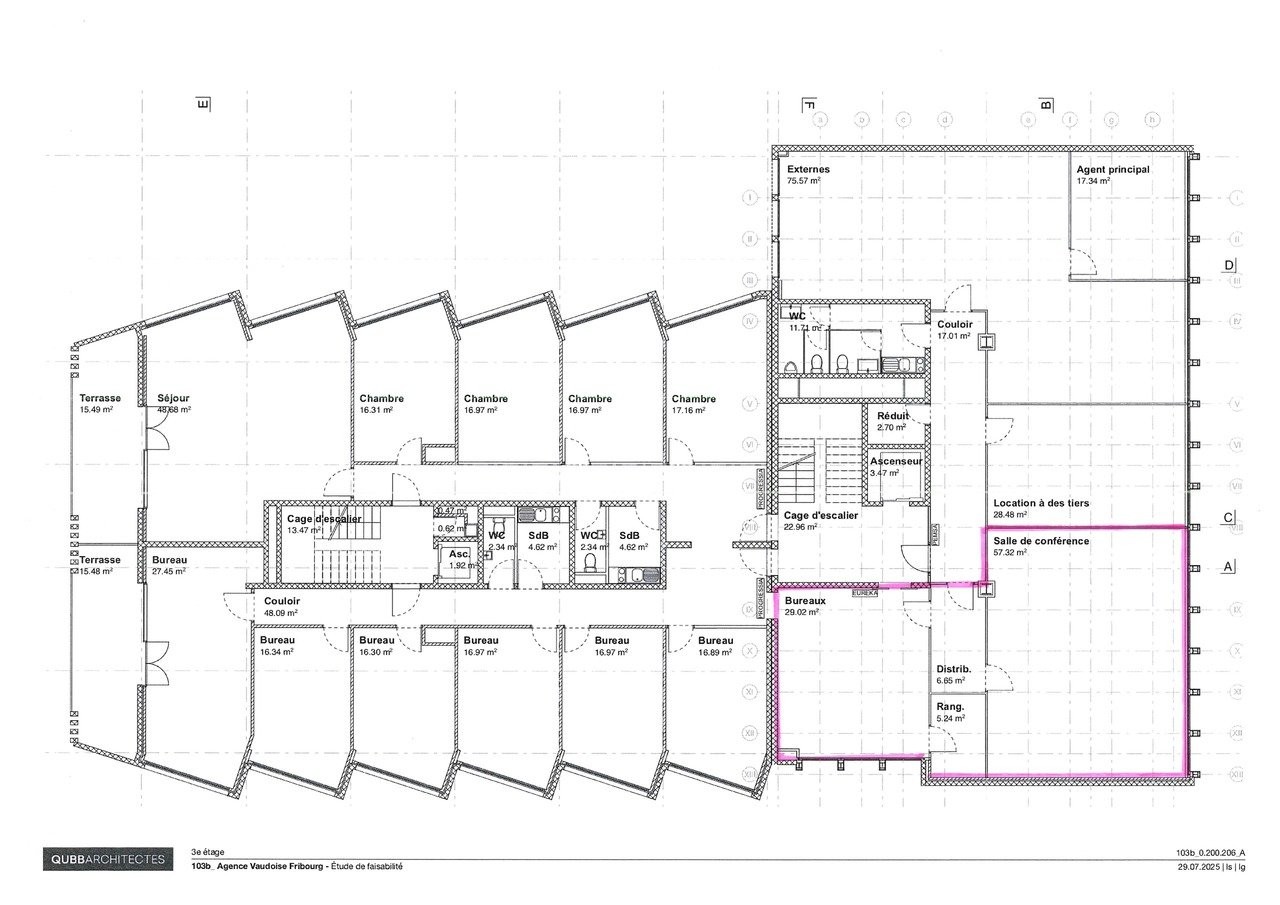70m² office