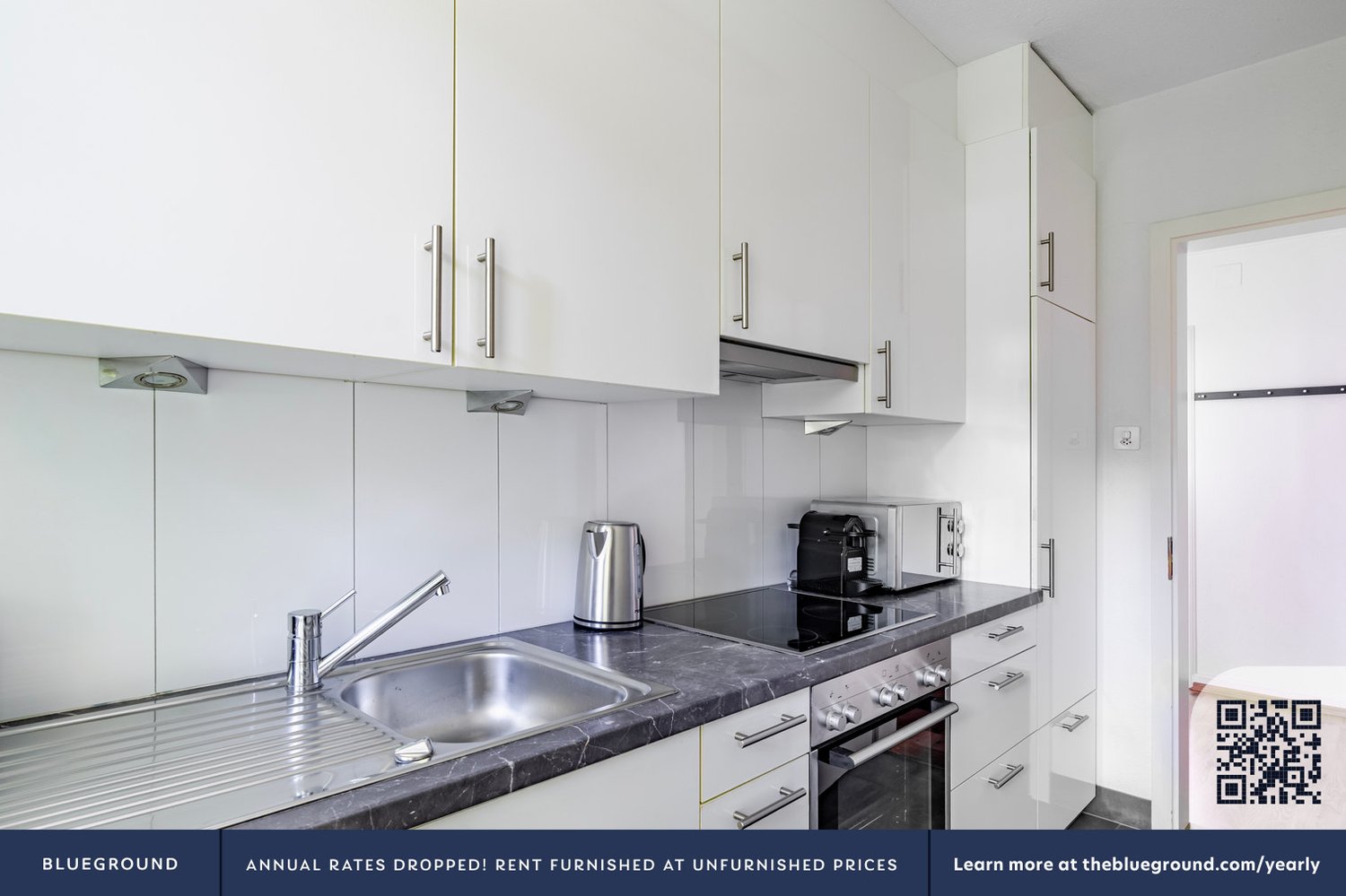 3 rooms furnished flat